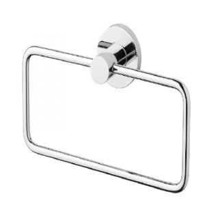 RADII HAND TOWEL HOLDER ROUND PLATE CHROME