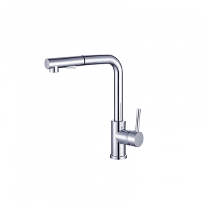 Bekken 011 Angled Pullout Sink Mixer Chrome