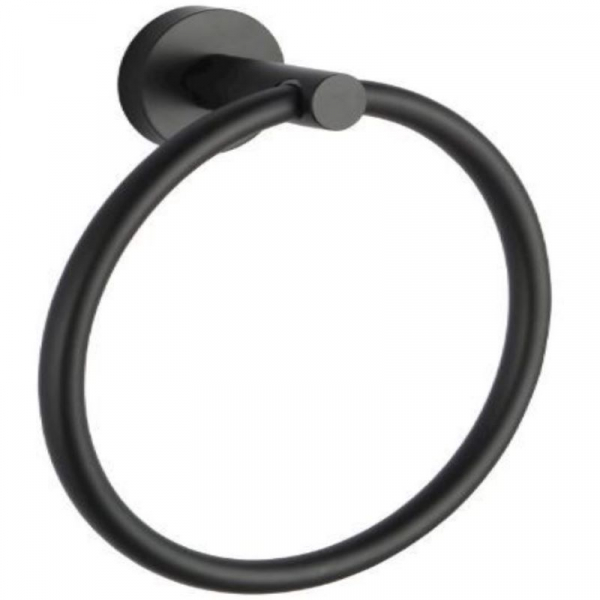 Bekken Kos Towel Ring Black